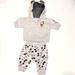 Disney Matching Sets | Disney Baby Nb Pant Set | Color: Black/Gray | Size: Newborn