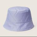 Pink Victoria's Secret Accessories | New Vs Pink Periwinkle Purple Reversible Sherpa Bucket Hat | Color: Blue/Purple | Size: Os