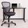 Flash Furniture Executive Ergonomic Office Chair w/Adjustable Arms &amp; Black Frame - Dark Gray
