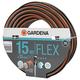 GARDENA Comfort FLEX Schlauch 13mm (1/2 Zoll), 15m Set, Berstdruck 25 bar; enthält Comfort FLEX Schlauch 13mm (1/2 Zoll), 15m und Schlauchwagen CleverRoll M, Kapazität bis zu 60m