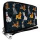 Buckle-Down Women's PU Zip Around Wallet Rectangle-Disney Dogs Collection, 7.5"x4.5", Disney Dogs Collection, 7.5"x4.5", Buckle-down Pu Zip Around Wallet Rectangle - Disney Dogs Collection