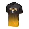 FOCO Pittsburgh Steelers NFL Gradient Mesh Jersey Short Sleeve Herren T-Shirt
