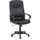 Lorell&reg; Chadwick Executive Ergonomic Bonded Leather High-Back Chair, Black