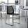 Flash Furniture HERCULES Series Sled-Base Stack Chair With Air-Vent Back, Black