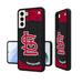 St. Louis Cardinals Circle Design Personalized Galaxy Bump Case