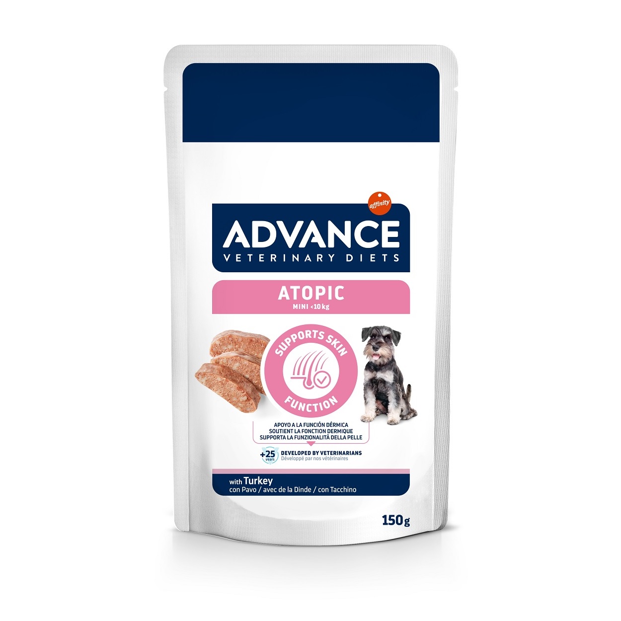 Advance Veterinary Diets Dog Atopic umido cane - 8 x 150 g