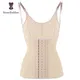 PerfecStraps Respirant Latex glaWomen's Body Shaper 9 Acier Désossé Taille Formateur Corset Taille