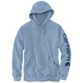 Carhartt Midweight Sleeve Logo Hoodie, blau, Größe L