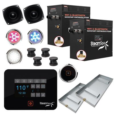 SteamSpa BKT2400-A Black Series Wifi and Bluetooth 24kW QuickStart