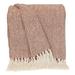 Parkland Collection Transitional Herringbone Rust Rectangle 50" x 60" Throw