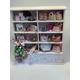 Dolls House Miniatures - Ladies Perfume shelves - pink rose