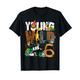 6. Geburtstag Young Wild und ich bin 6 Safari Jungle Animal T-Shirt