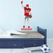 East Urban Home Football Player Wall Decal Vinyl in Red | 50 H x 20 W in | Wayfair 6C8B539C5B4942FBA445E1AA37D2C95D