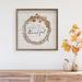 The Holiday Aisle® Tis The Season To Be Thankful Wreath Whitewash Wood in Brown/White | 16 H x 16 W x 1.5 D in | Wayfair