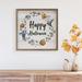 The Holiday Aisle® Happy Halloween Wreath Whitewash Wood in Brown | 16 H x 16 W x 1.5 D in | Wayfair 8F57B9015DF44DECBE8FB0C8C9806AA8