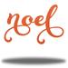 The Holiday Aisle® Drucie Noel Décor Metal in Orange/White | 23 H x 36 W x 0.0125 D in | Wayfair 4ED5E39C01904EE2AAF9CA1A94BA9A82