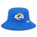 Men's New Era Heather Royal Los Angeles Rams Bucket Hat