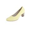 Pumps NATURAL FEET "Cathrin", Damen, Gr. 40, gelb, Leder, feminin, Schuhe, aus echtem Hirschleder
