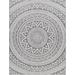 Naim 5'3" x 7' Silver/Ink/Smoke/Dark Gray/Multi Brown Outdoor Area Rug - Hauteloom