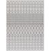 Lali 7'10" x 10' Off White/Charcoal/Medium Gray/Light Gray Outdoor Area Rug - Hauteloom