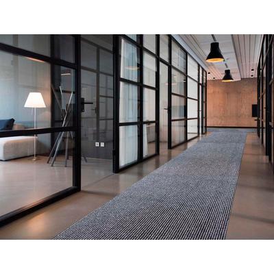 Läufer "MAGNUM, Made in Belgium", grau, B:200cm H:10,5mm L:850cm, Polypropylen (PP), PRIMAFLOR-IDEEN IN TEXTIL, Teppiche, Schmutzfangläufer, Schmutzfangläufer, Schmutzfangteppich, Schmutzmatte, rutschhemmend Image