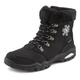 Winterstiefelette LASCANA "Stiefelette, Stiefel, Winterstiefel" Gr. 41, schwarz Damen Schuhe Winterboots Schnürboots Winterstiefel