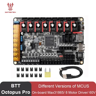BIGTREETECH Octopus Pro V1.0 3D Printer Motherboard 60V 8-axis Support TMC5160 Pro TMC2209 for