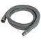 Washing Machine Drain Hose 28mm Inner Dia 2M Length Flexible Pipe Extension Gray