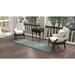 Bashian Zabdiel Aqua Transitional Area Rug