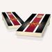 Iowa State Cyclones Striped NCAA Team Cornhole Boards