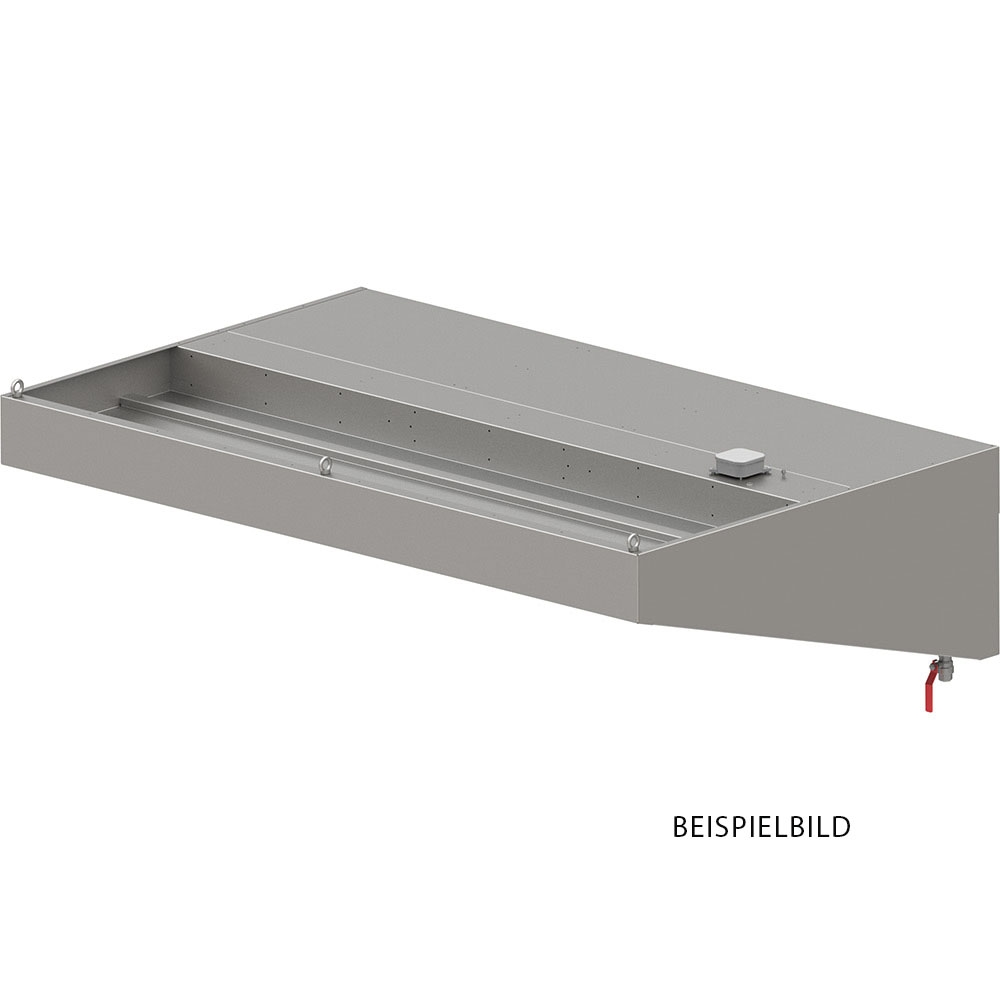 Stalgast Wandhaube "Expert Line", Schrägform 2400 mm x 1200 mm mit LC2 Typ A Zyklonen-/Labyrinthfilter Image