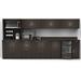 Breaktime Buffet Sideboard Kitchen Break Room Lunch Coffee Kitchenette Cabinets 9 Pc Espresso – Factory Assembled (Furniture Items Purchase Only) | Wayfair