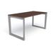 Compel Pivit Reversible Desk Wood/Metal in Gray/Brown | 30" H x 48" W x 30" D | Wayfair PIV-OF-4830-CW-SLV-BNDL