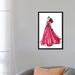 East Urban Home Off To The Gala by Cate Odson - Wrapped Canvas Graphic Art Print, Cotton in Black/Pink/Red | 48 H x 32 W x 1.5 D in | Wayfair