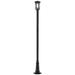 Z-Lite 1 Light Outdoor Post Mounted Fixture in Black Finish