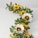 The Twillery Co.® 62" Artificial Sunflower Gingham Garland | 3.5 H x 62 W x 4 D in | Wayfair 9F257551685A4B3C99B5D10DC99B988A
