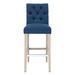 Jaden Counter & Bar Stool Wood in Orange/Gray Laurel Foundry Modern Farmhouse® | 24 H x 17.5 W x 23.4 D in | Wayfair