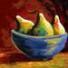 Charlton Home® Painterly Fruit Bowl 2 - Wrapped Canvas Graphic Art Canvas | 12 H x 12 W x 1.25 D in | Wayfair 383899FD53F64353BB9E1D0C91DCF79D