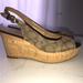 Coach Shoes | Coach ****Authentic** Wedge Sandals | Color: Brown/Tan | Size: 7.5