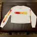 Vans Tops | Cropped Vans Long Sleeve Tshirt | Color: Orange/White | Size: S