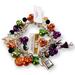 Disney Jewelry | Disney Parks Fall Color Mickey Ears Icons Halloween Charm Bracelet Witch Ghost | Color: Green/Orange/Purple | Size: One Size Fits Most