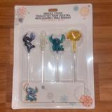 Disney Dining | Disney Parks Stitch Swizzle Sticks For Cocktails | Color: Blue/Yellow | Size: Os