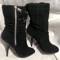Michael Kors Shoes | Michael Kors Brand New (Nib) Suede Mid-Boot W/ Side Zipper & Tassels Sz.7 | Color: Black | Size: 7