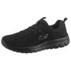 Sneaker SKECHERS "Graceful - Get Connected", Damen, Gr. 38, schwarz (schwarz uni), Textil, sportlich, Schuhe, Freizeitschuh, Halbschuh, Schnürschuh mit Memory Foam, Topseller