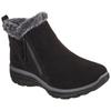 Winterboots SKECHERS "EASY GOING - HIGH ZIP", Damen, Gr. 39, schwarz, Veloursleder, Textil, casual, Schuhe, Winterschuh mit Fellimitatkragen