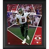 Kyle Pitts Atlanta Falcons Framed 15" x 17" Impact Player Collage with a Piece of Game-Used Football - Limited Edition 500