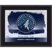 Minnesota Timberwolves Framed 10.5" x 13" Sublimated Horizontal Team Logo Plaque