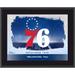 Philadelphia 76ers Framed 10.5" x 13" Sublimated Horizontal Team Logo Plaque