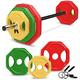 Adjustable 20kg 30kg 40kg Barbell Weights Set - Ideal Studio Pump Weights - Barbell Set for Home Exercise - Barbell & Weights - Strength Training Equipment Commercial (30.0)