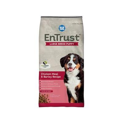 Kent / Blue Seal EnTrust Large Breed Puppy Chicken Meal & Barley Recipe Dry Dog Food, 20-lb bag